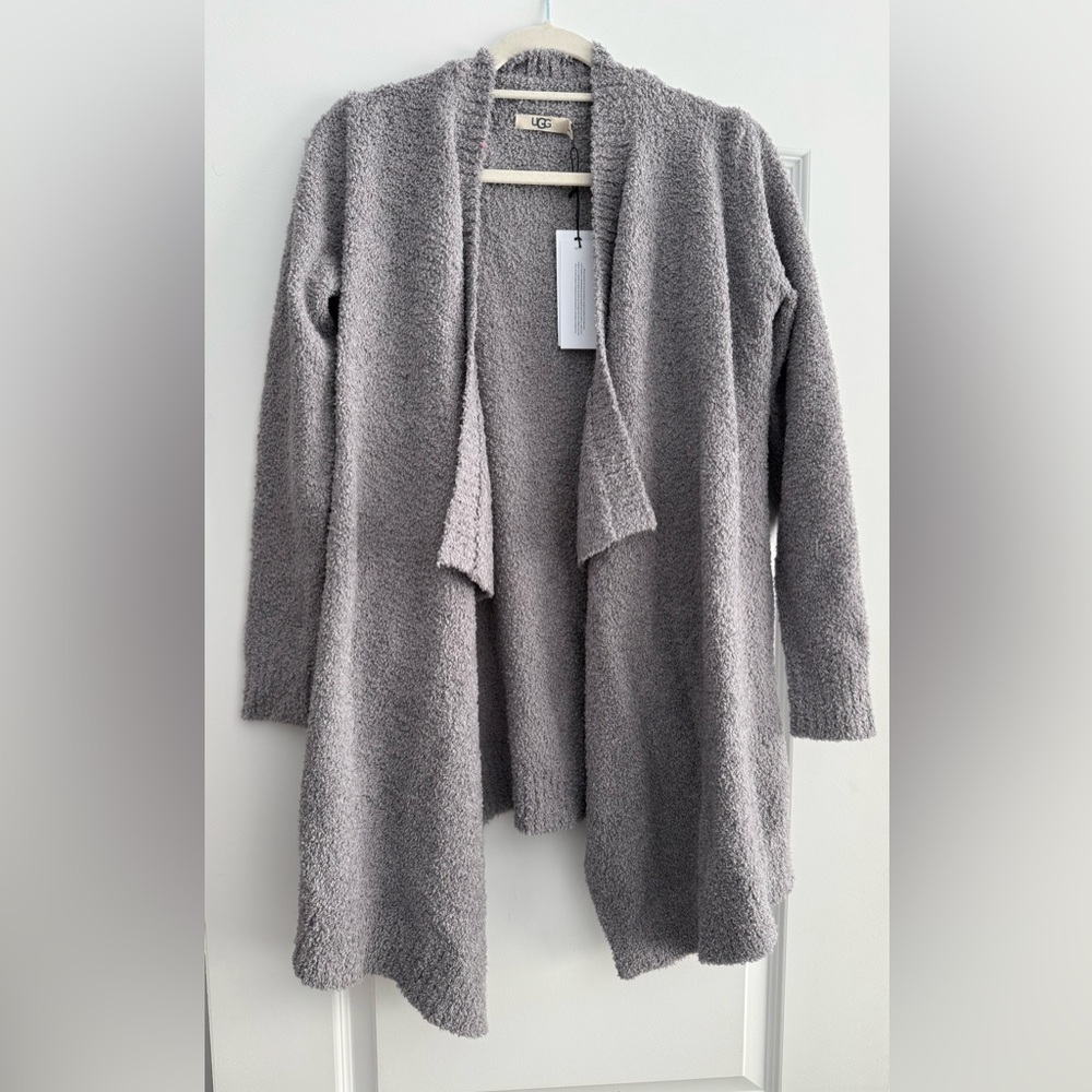 UGG Cozy Phoebe Wrap Heather Gray Women's Cardigan